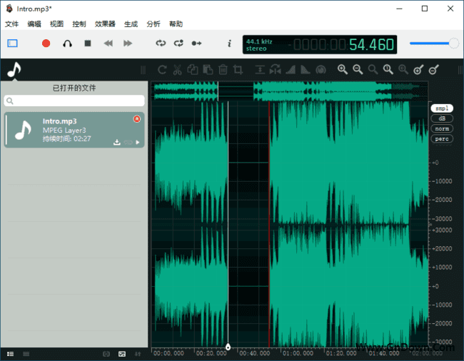 ocenaudio v3.17.0 多语便携版｜轻量高效录音与音频编辑工具支持实时效果预览-第1张图片-爱下载