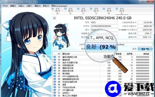 固态硬盘怎么测剩余寿命？SSD固态硬盘使用寿命检测方法-第2张图片-爱下载